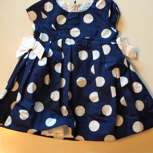 Mayoral navy and White dress